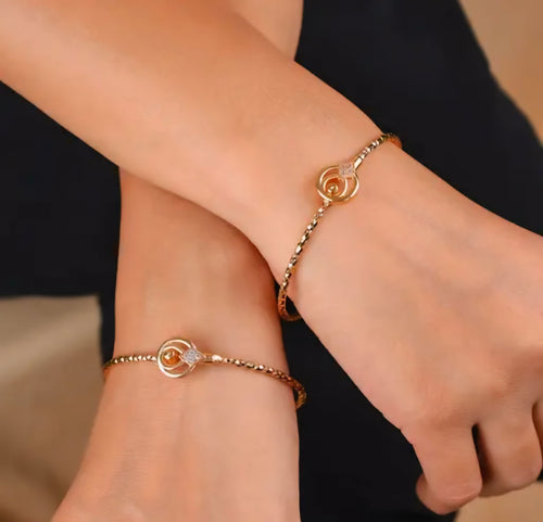 Gold Plated Daily Wear Bangles & Kadli Set for Women & Girls – Elegant & Lightweight